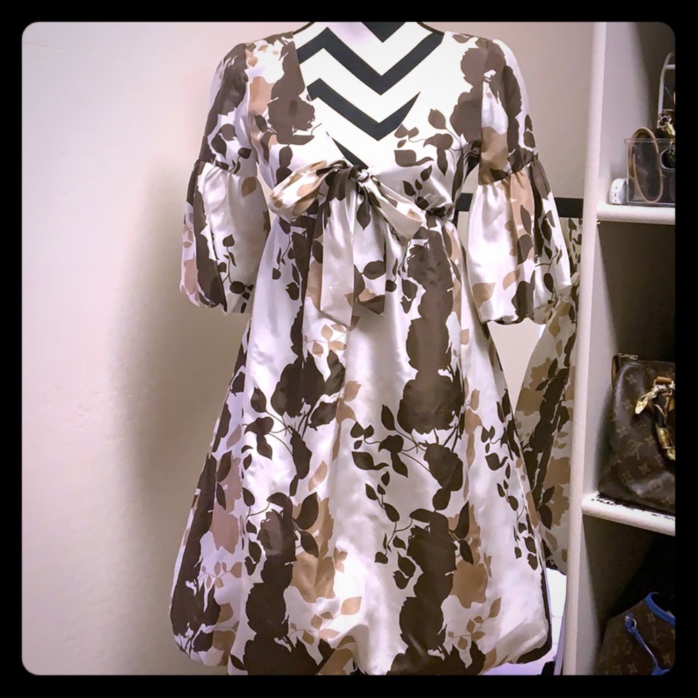 BCBG Paris Volume Bubble Empire Dress